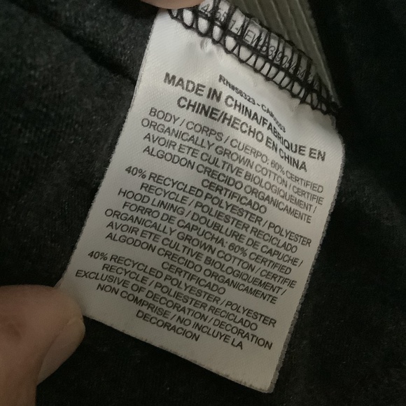 Women’s Size Large USED Nike Gray Zip Up Hoodie Lightweight Sweatshirt - Picture 5 of 8